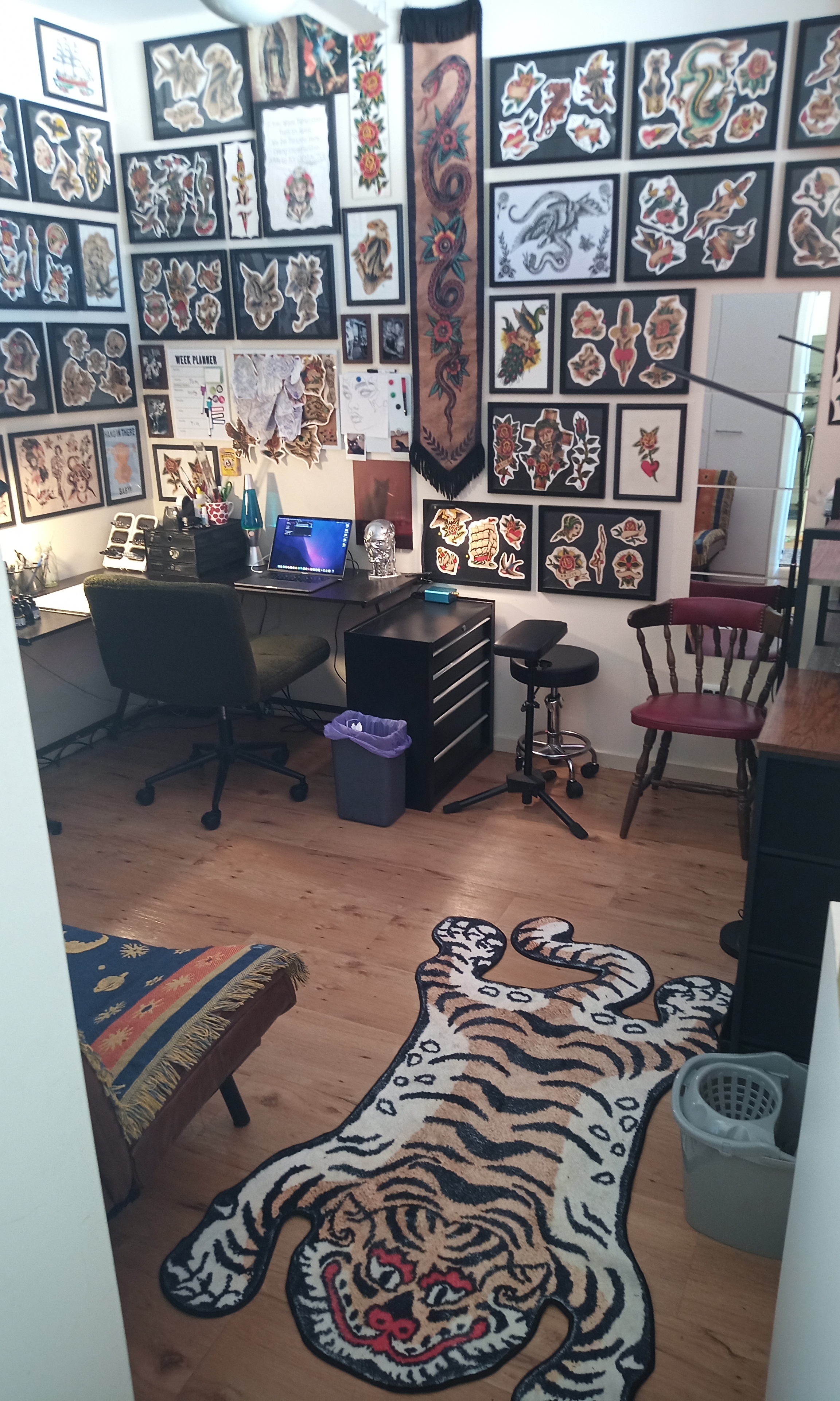 Camelot Rose Tattoo Studio Interior