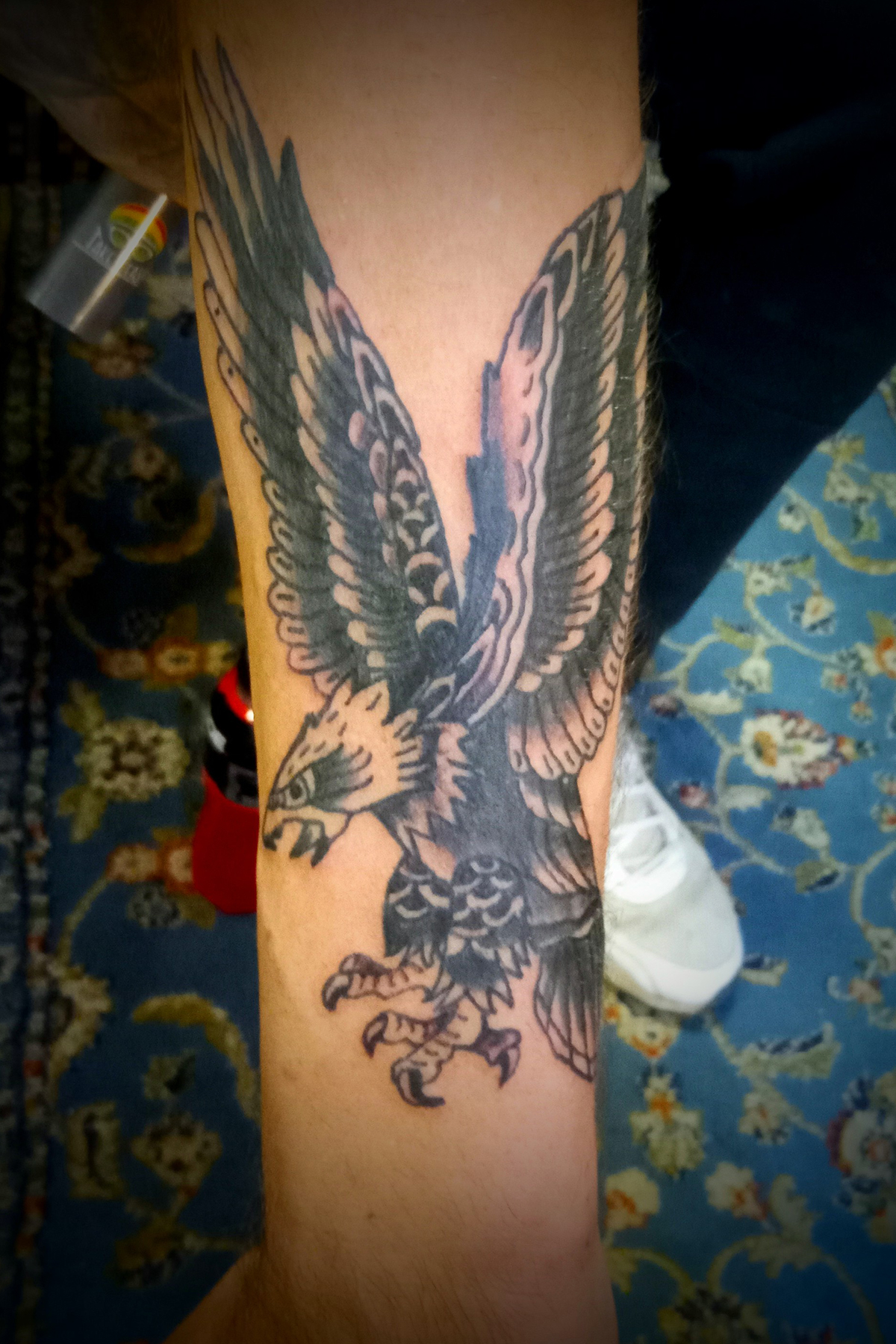 Traditional tattoo piece by Camelot Rose